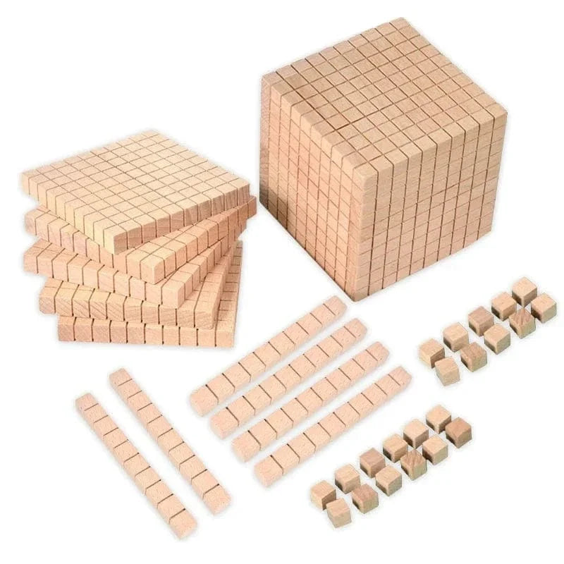Wooden 1000 Cube – Math Learning Block for Kids