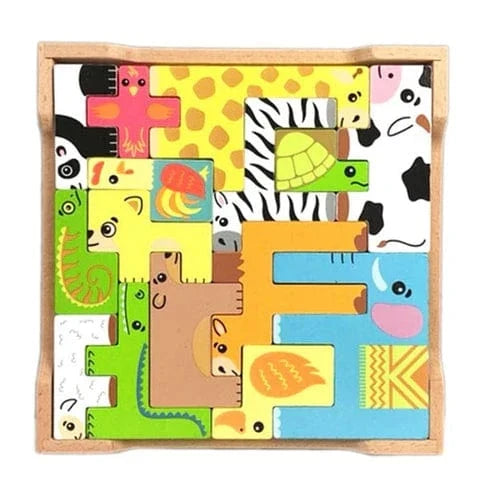 Animal Tetris Wooden Puzzle