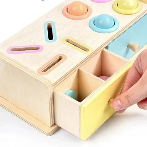 Wooden Ball Tracker Toy for Toddlers