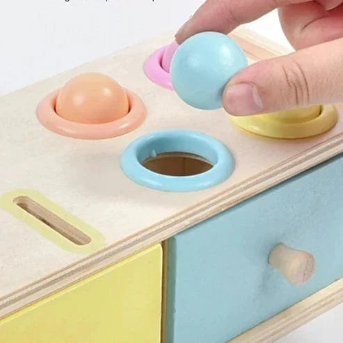 Wooden Ball Tracker Toy for Toddlers