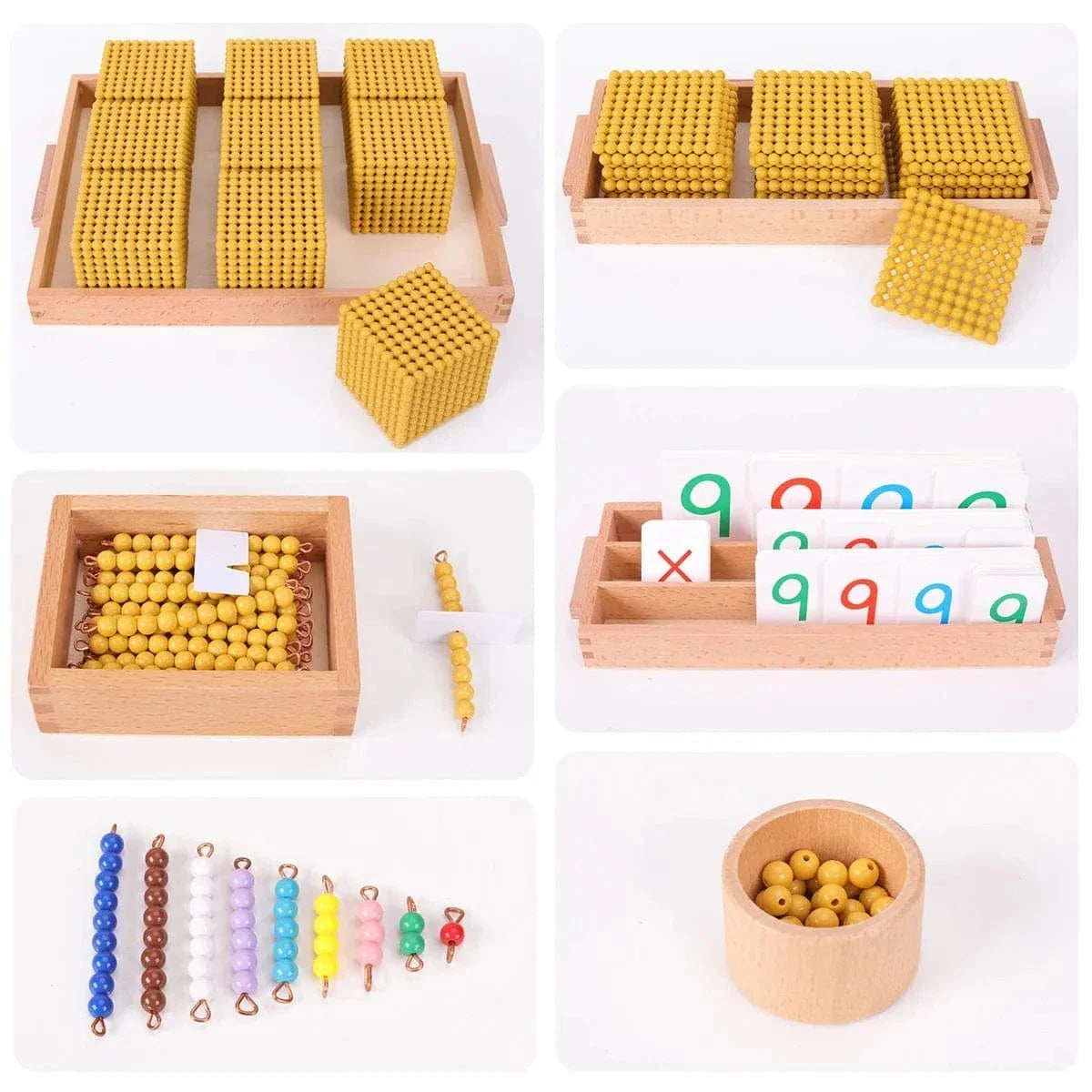 Wooden Money Bank Learning Game for Kids