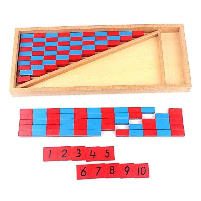 Blue and Red Number Rods