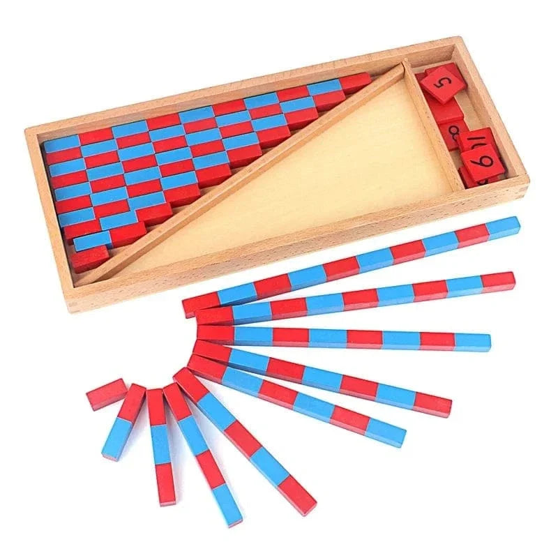 Blue and Red Number Rods