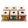 Caja de actividades Montessori de cierres