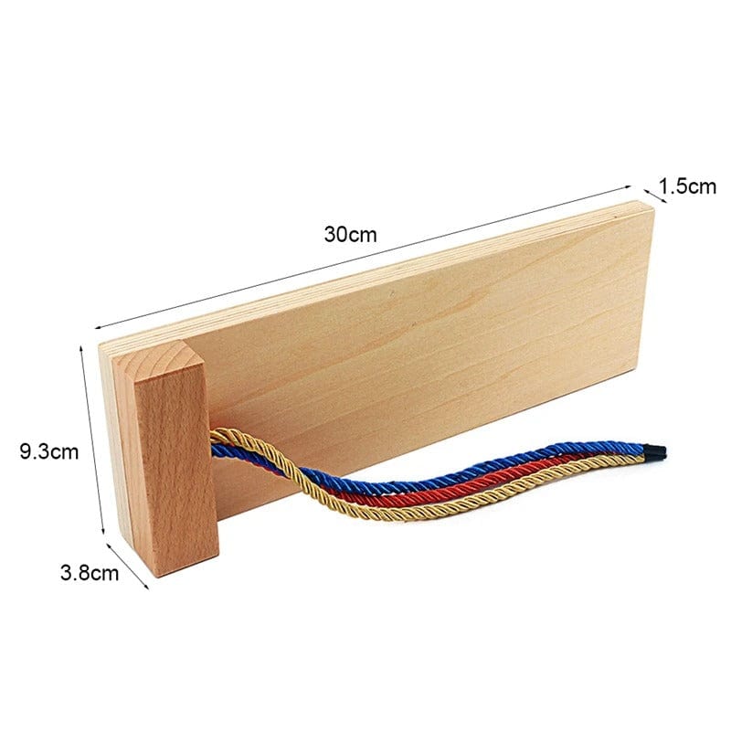 Montessori Wooden Braiding Board