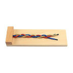 Montessori Wooden Braiding Board