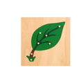 Wooden Leaf Puzzle for Toddlers