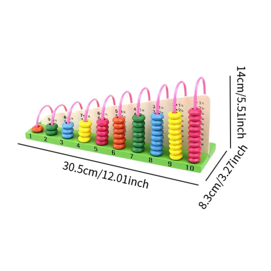 Wooden Bead Stair Math Learning Toy