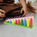 Wooden Bead Stair Math Learning Toy