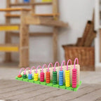 Wooden Bead Stair Math Learning Toy