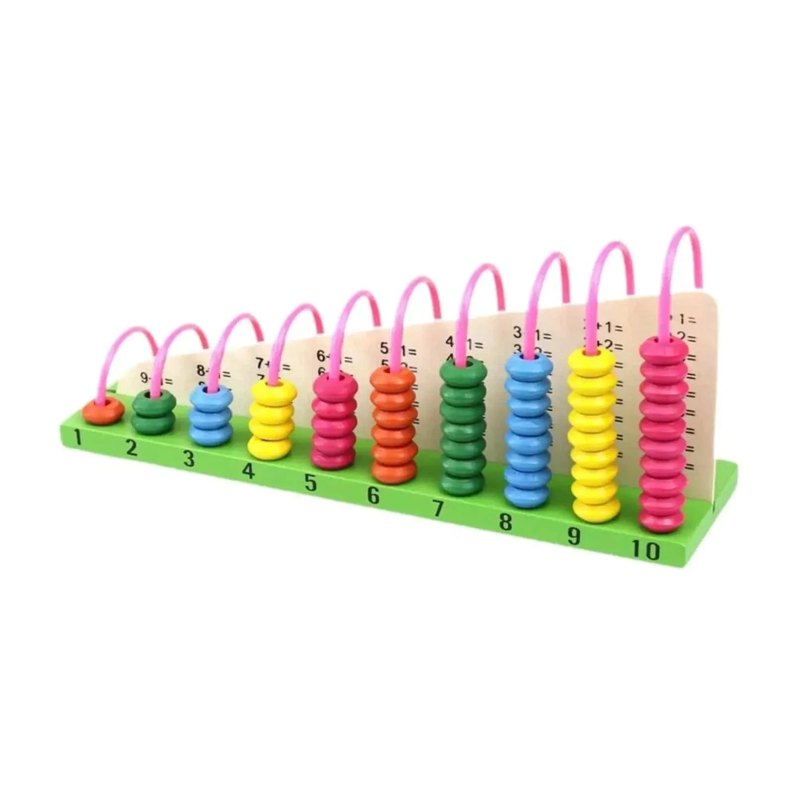 Wooden Bead Stair Math Learning Toy
