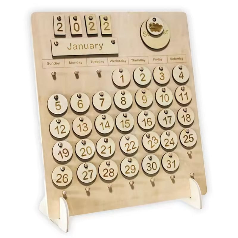 Wooden Montessori Calendar
