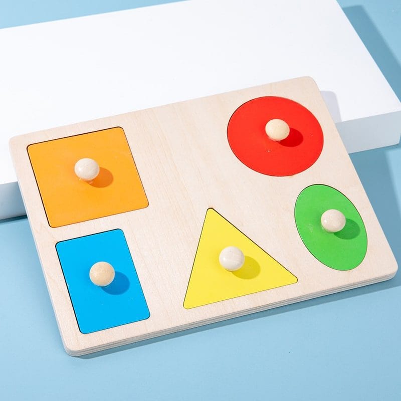 Wooden Geometric Shape Puzzle