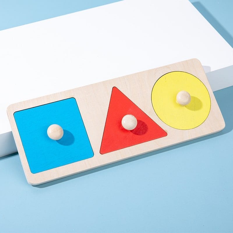 Wooden Geometric Shape Puzzle