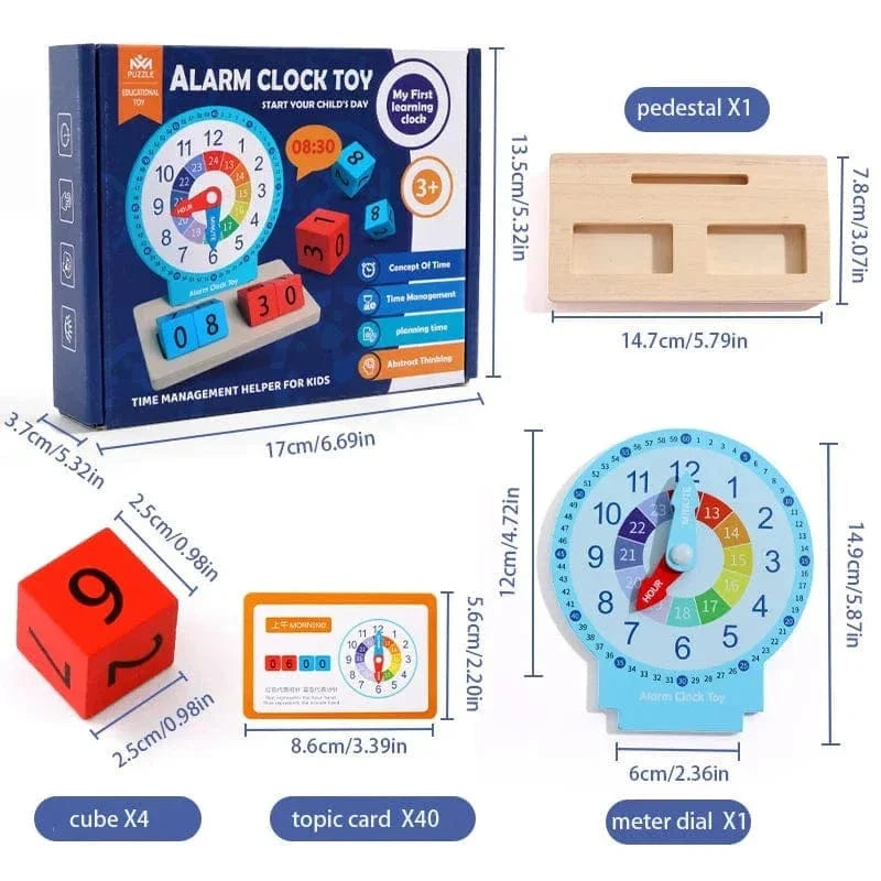 Wooden Learning Clock for Kids