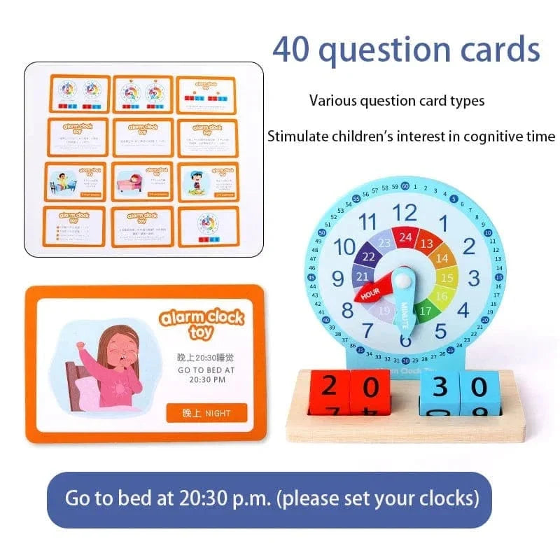 Wooden Learning Clock for Kids