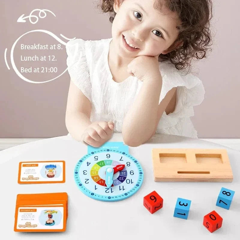 Wooden Learning Clock for Kids