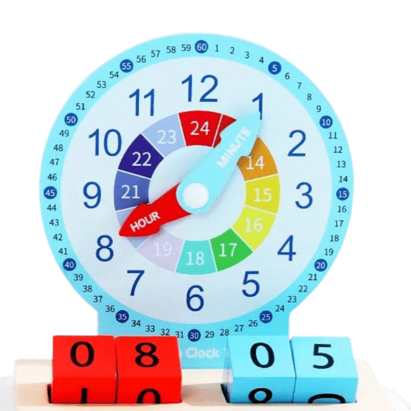 Wooden Learning Clock for Kids