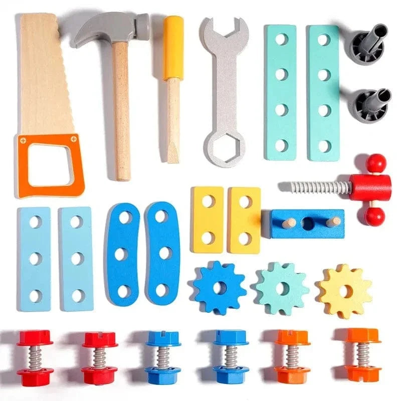 Wooden DIY Tool Set for Kids