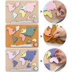 Continent Map Puzzle