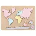 Continent Map Puzzle