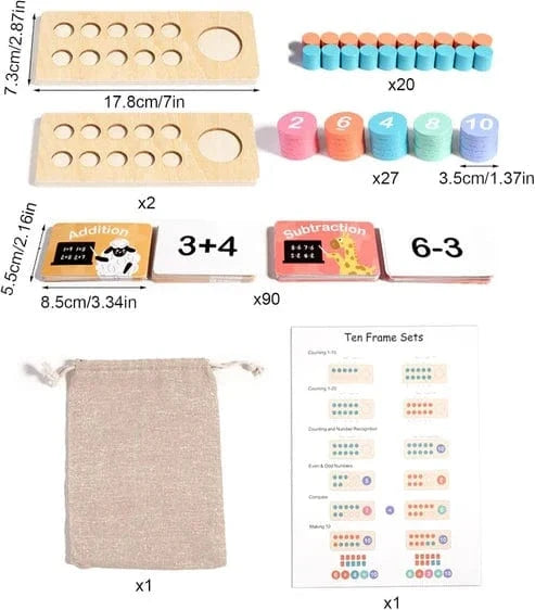 Wooden Montessori Counting Set