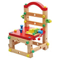 DIY-Stuhl aus Holz zum Zusammenbauen für Kinder