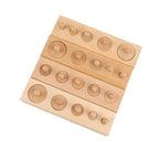 Wooden Cylinder Sorting Puzzle