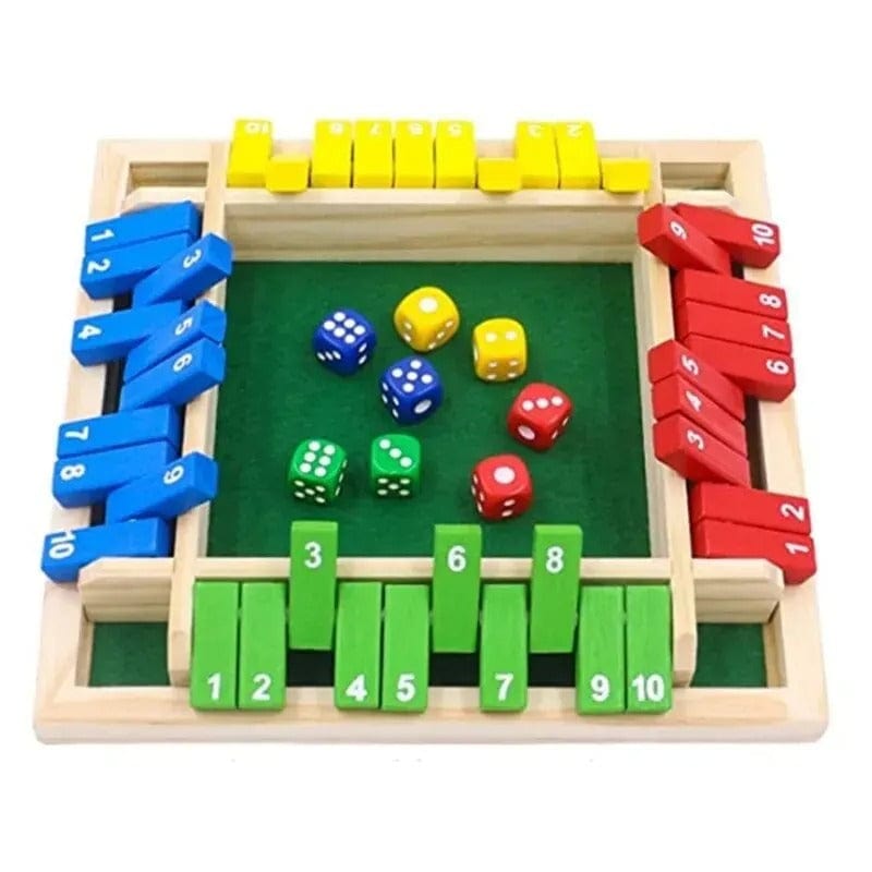 Wooden Dice Math Game