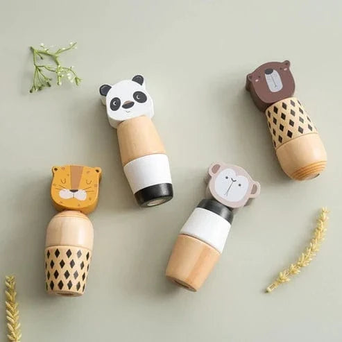 Wooden Stacking Animal Dolls Set