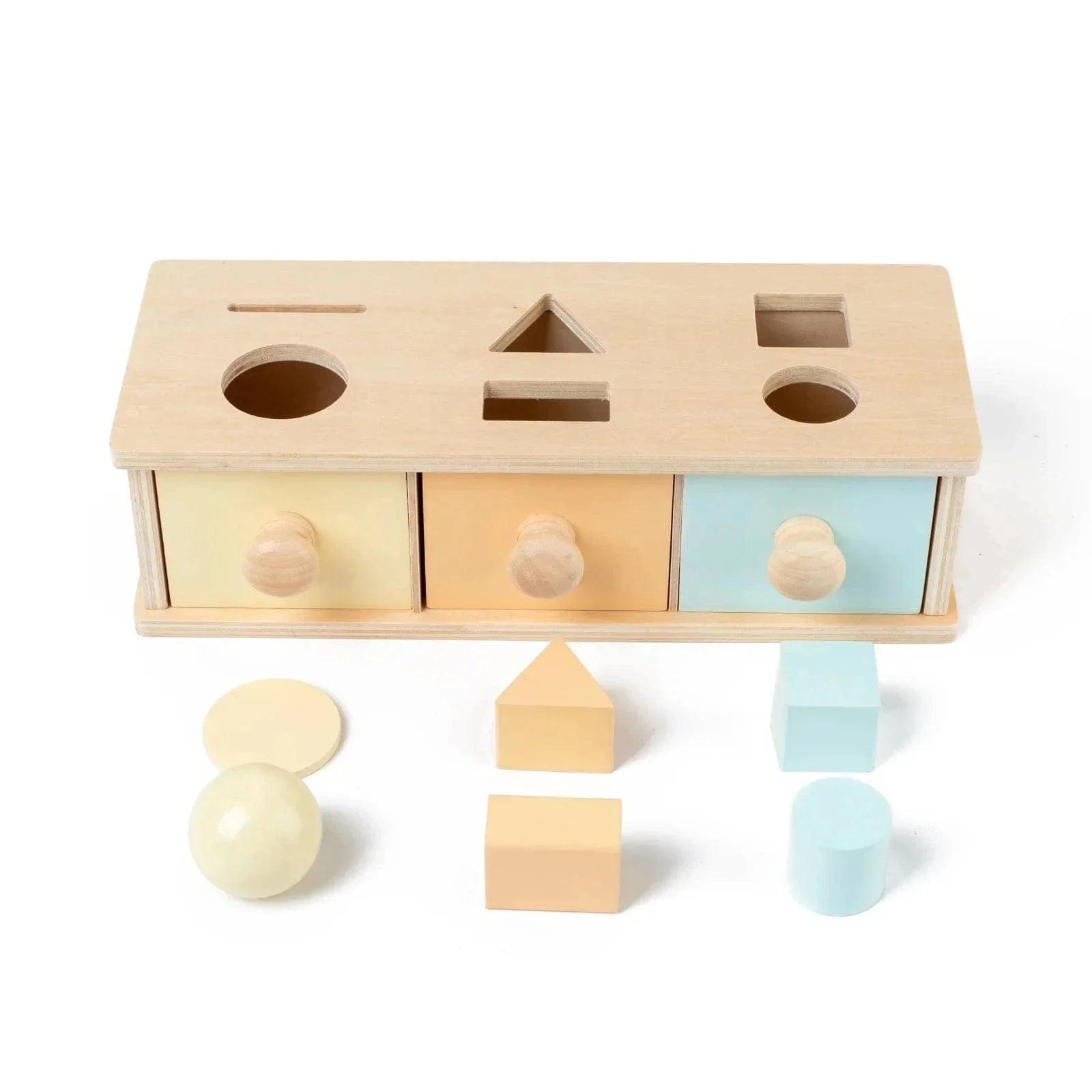 Montessori Shape Sorting Drawer Toy