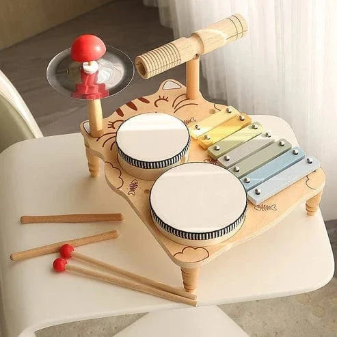 Wooden Musical Activity Board for Kids