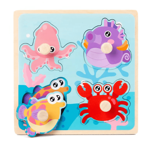 Sea Animal Wooden Puzzle