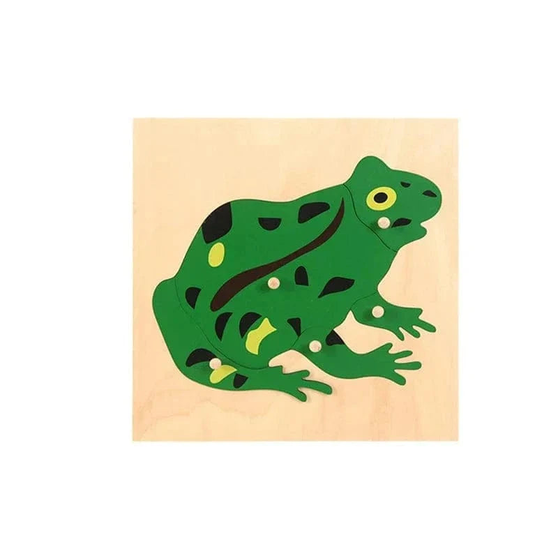 Wooden Frog Puzzle