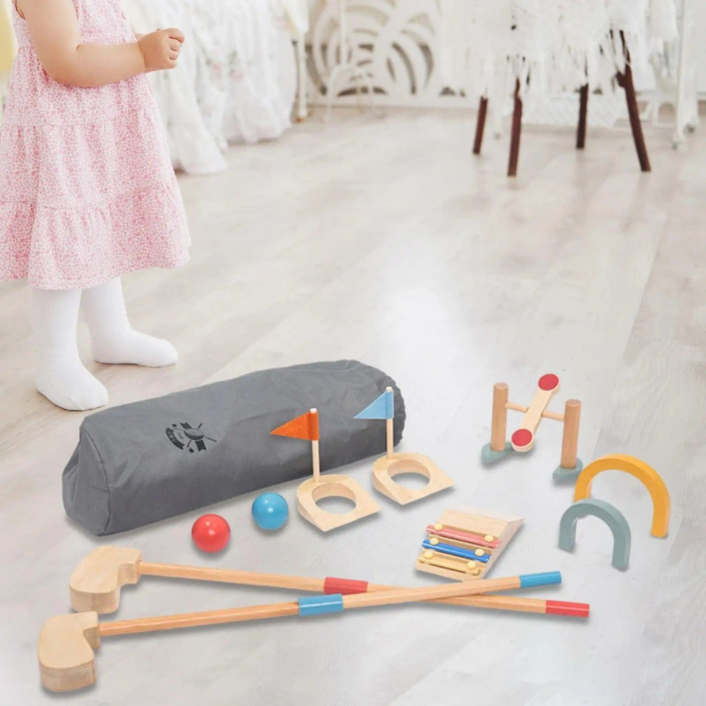 Wooden Golf Set for Kids