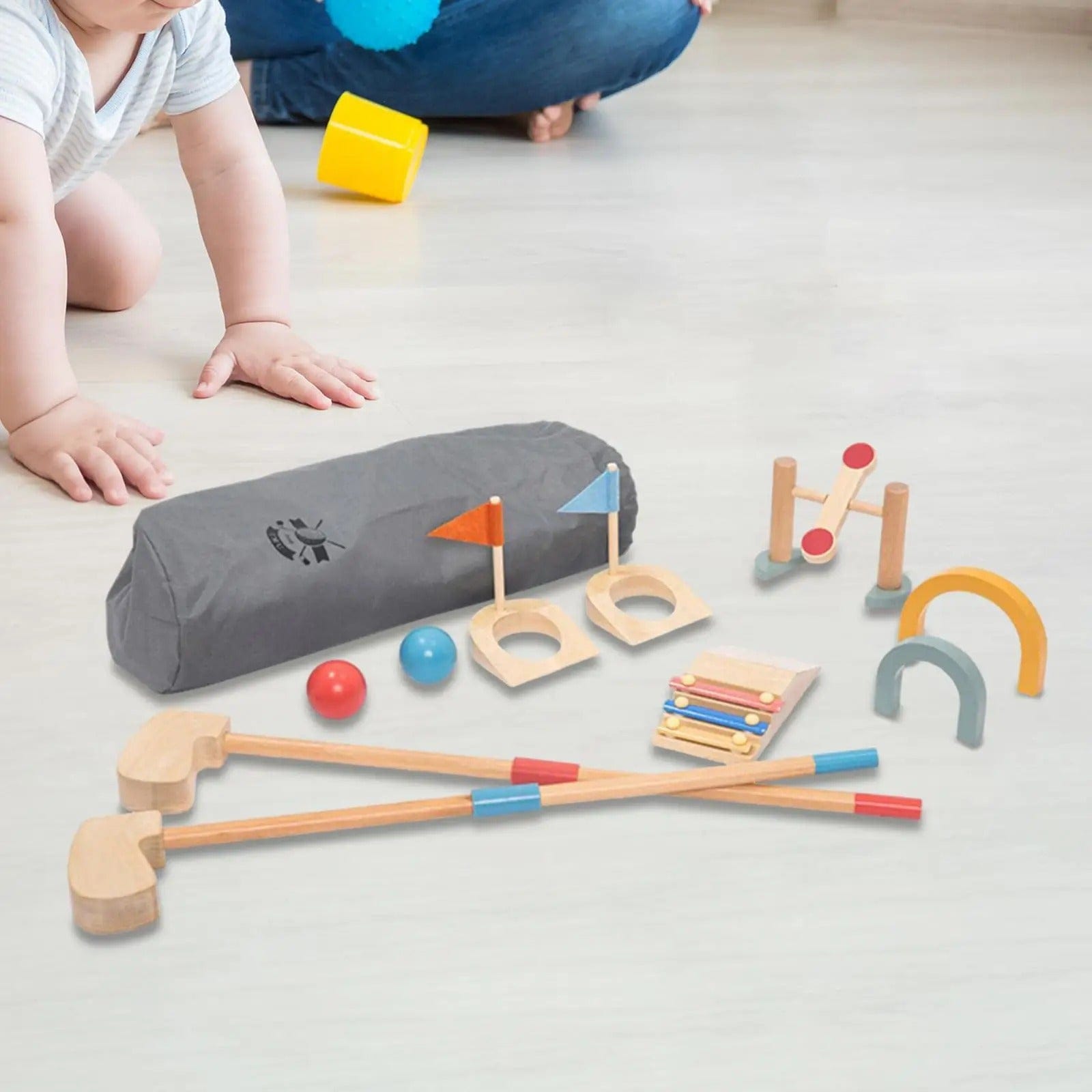 Wooden Golf Set for Kids