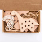 Wooden Animal Lacing Toy