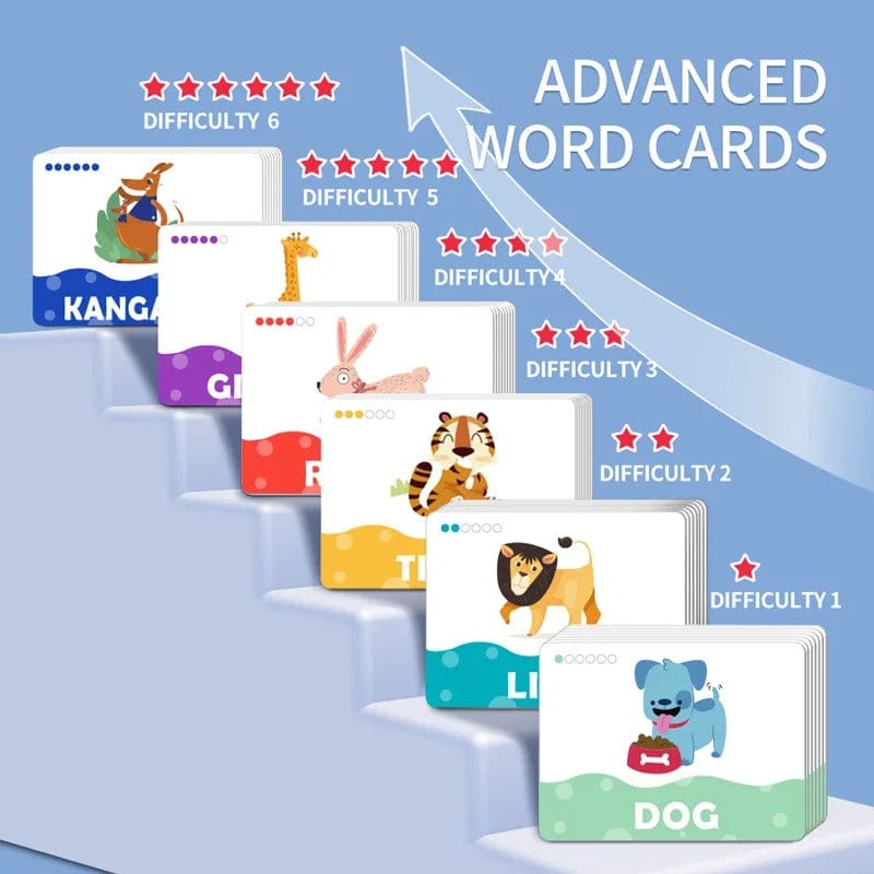 Wooden Letter Matching Spelling Board
