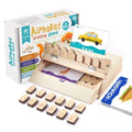 Wooden Letter Matching Spelling Board