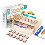 Wooden Letter Matching Spelling Board