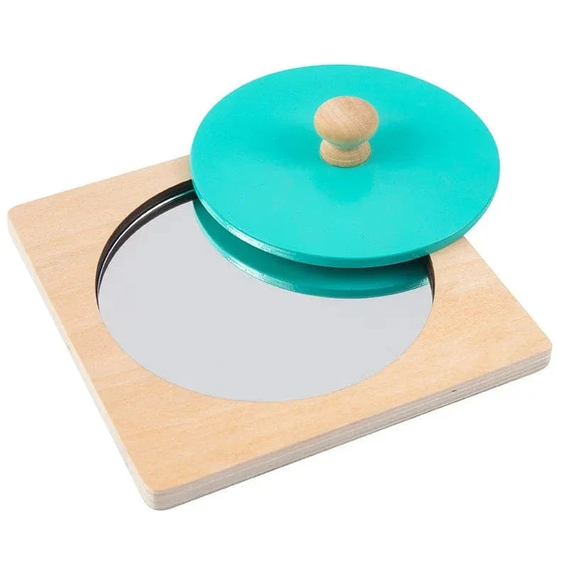 Wooden Mirror Puzzle for Toddlers