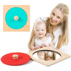 Wooden Mirror Puzzle for Toddlers