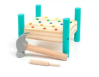 Wooden Nail Board & Hammer Set