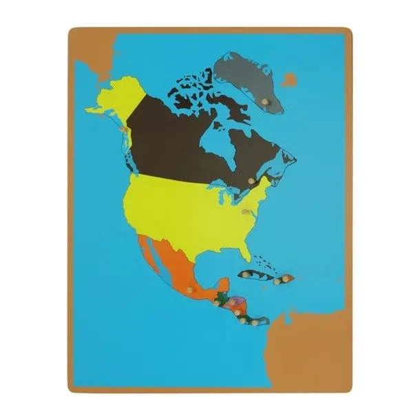 North America Puzzle Map
