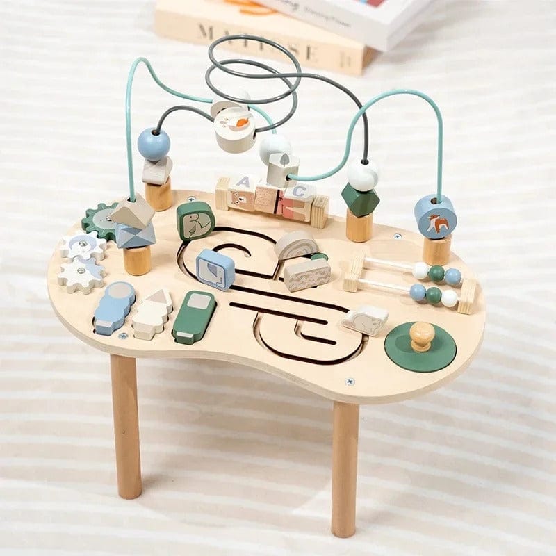 Wooden Montessori Activity Play Table