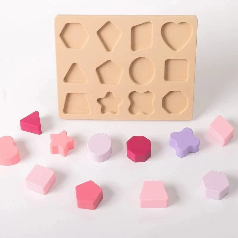 Silicone Shape Puzzle for Toddlers