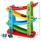 Wooden Car Race Track Toy