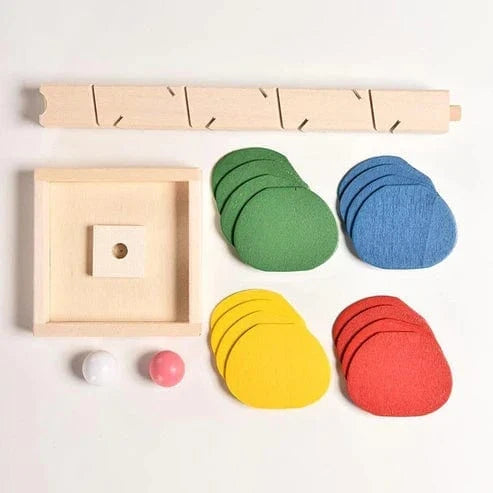 Wooden Musical Marble Tree Toy