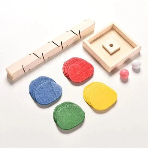 Wooden Musical Marble Tree Toy