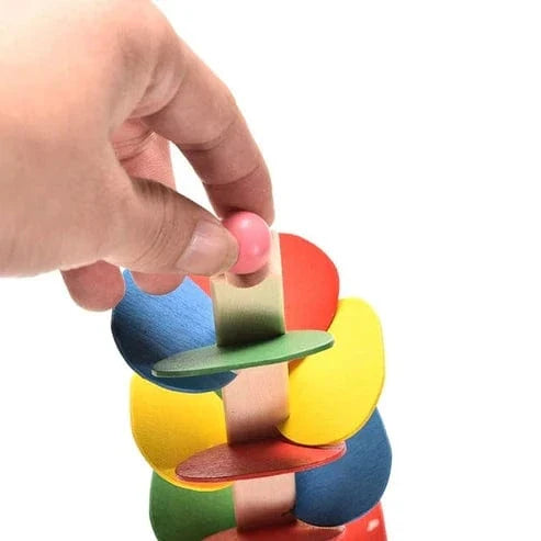 Wooden Musical Marble Tree Toy
